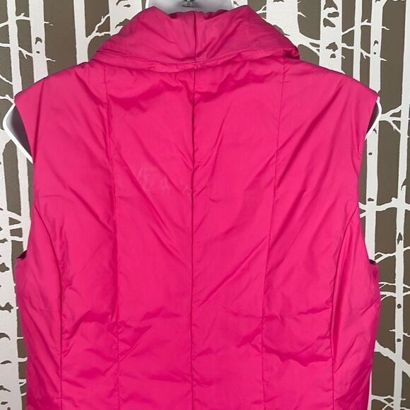 Coldwater Creek Down Feather Fill Quilted Puffer Vest M Pink - Picture 9 of 10